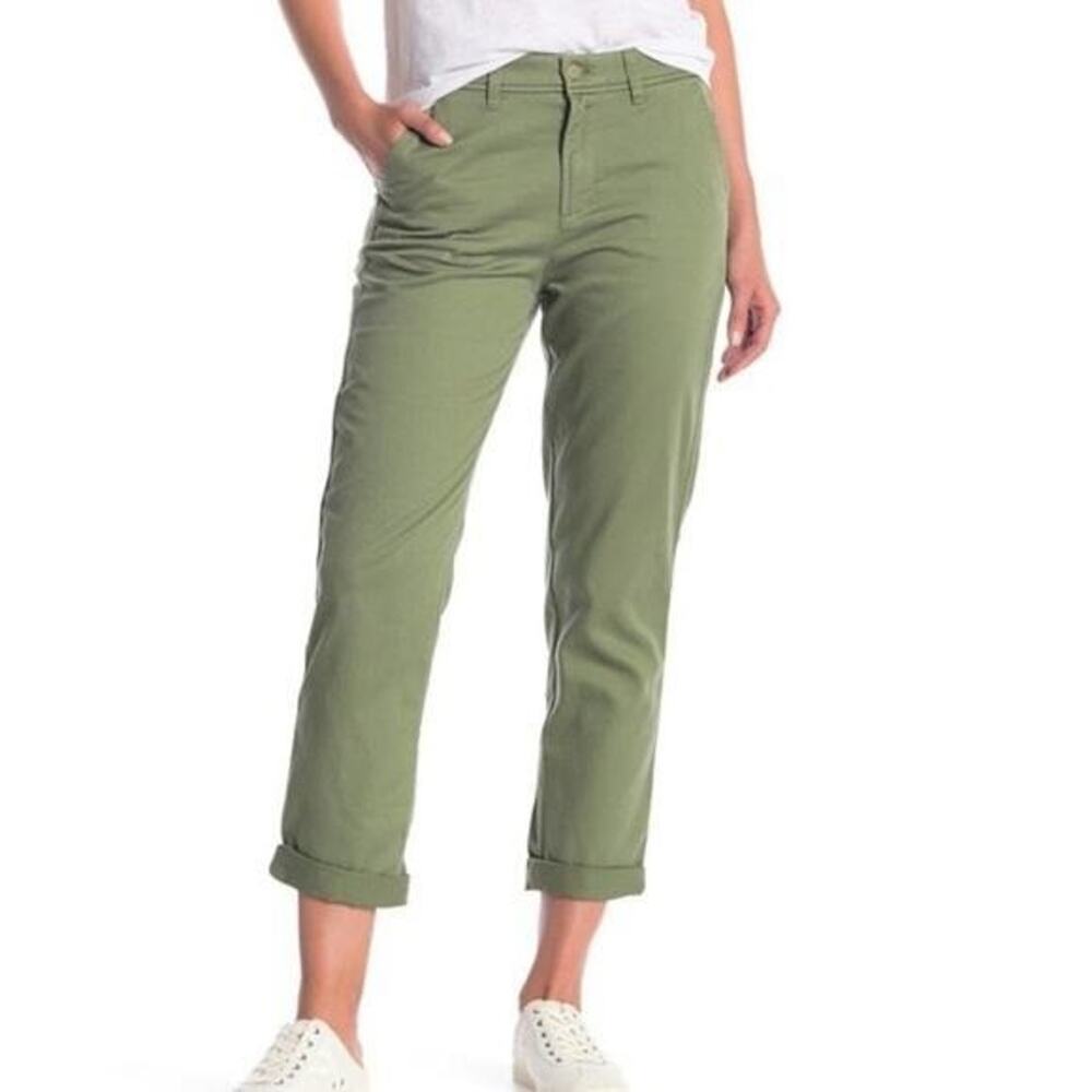 J. Crew Khaki Green Slim Chino Pants Olive Size 6 new!!!